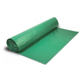 Bolsa Basura 80x105 cm.  g-150 verde (cj. 25 r. 10 bl.)