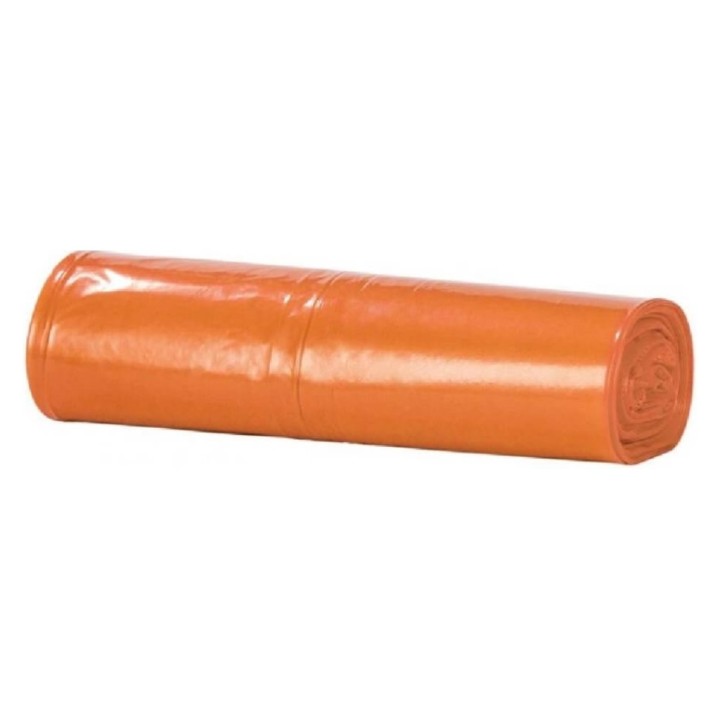 Bolsa Basura 80x105 cm.  g-150 naranja (cj. 25 r. 10 bl.)