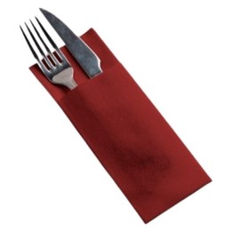 Servilleta Kangur Mini Tissu Sec tisú sec 32x40 cm.  1 h. burdeos (pq. 30 serv.)