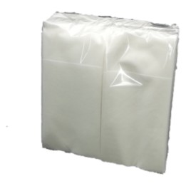 Servilleta Kangur GC Class compostable 40x34 cm. 1 h. blanca (pq. 50 serv.)