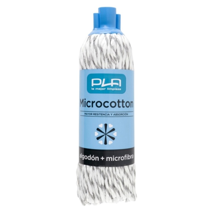 Fregona Hilo (Microfibra+Algodón) pla  180 g. (1 un.)