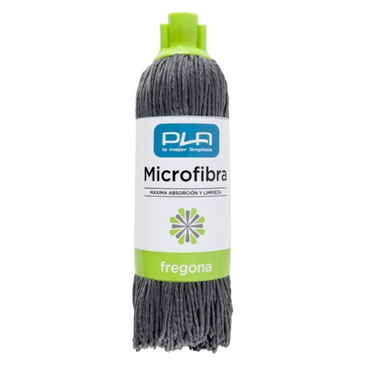 Fregona Hilo pla microfibras  158 g. negro (1 un.)