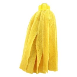 Fregona anónima tiras rizo microfibras  amarillo (1 un.)