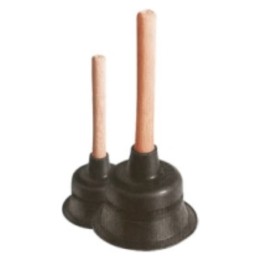 Desatascador doble campana Ø14 cm.