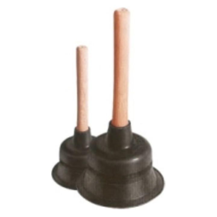 Desatascador doble campana Ø14 cm.