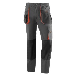 Pantalón multibolsillos T. 50-52 (XL) gris/negro