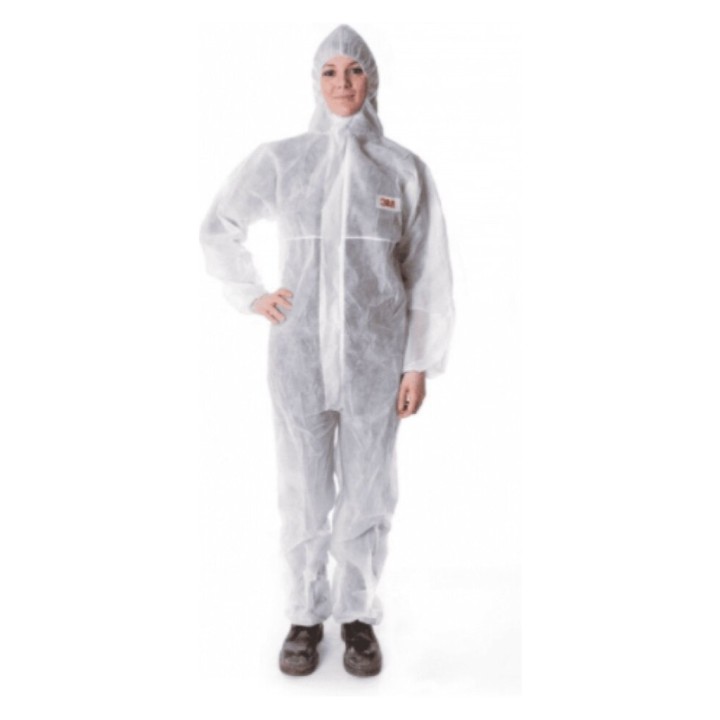 Mono cremallera y capuccha 3m tnt pp  t/xl blanco (1 un.)