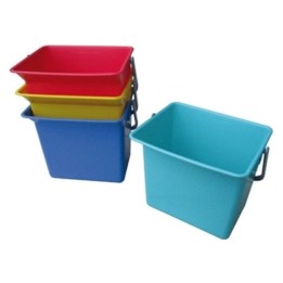 Cubo rectangular 6 l. amarillo