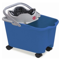 Cubo fregar c/ruedas y escurridor automático