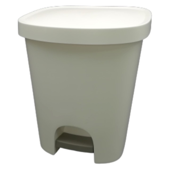 Cubo basura c/pedal Fresh 25 l. blanco
