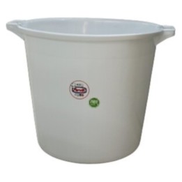 Barreño alimentario 50 l. blanco