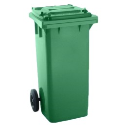 Contenedor c/ruedas s/pedal 120 l. verde