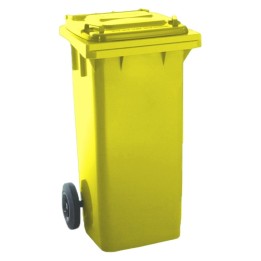 Contenedor c/ruedas s/pedal 480x543x927 mm. 120 l.  amarillo (1 un.)