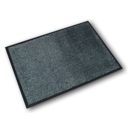 Alfombra caucho/poliéster 60x85 cm. gris