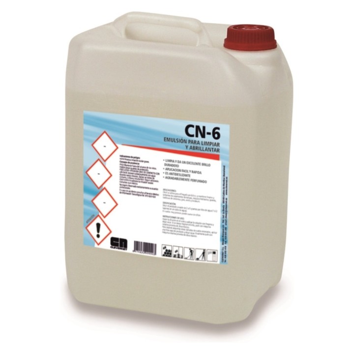Emulsión limpiador y abrillantador suelos CN-6 (gf. 5 kg.)
