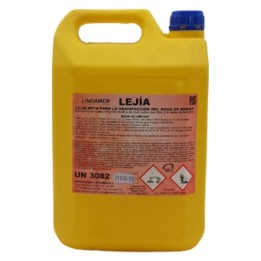 Lejía comercial Lindamer (cj. 4 gf. 5 kg.)