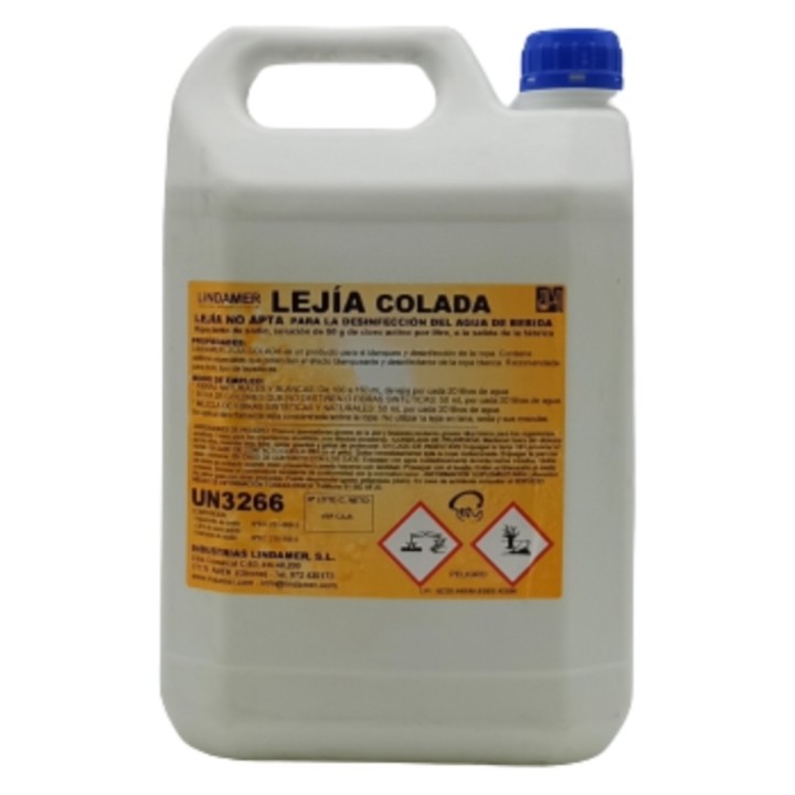 Lejía colada Lindamer (gf. 5 kg.)