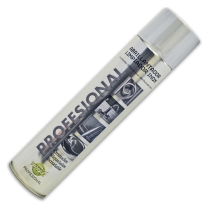 Limpiador inox profesional (aer. 600 ml.)