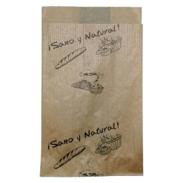 Bolsa bocadillo kraft 9+5x22 cm.  (pq. 1000 un.)