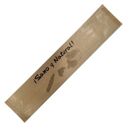 Bolsa 2 baguette kraft 11+7x55 cm.  (pq. 1000 un.)