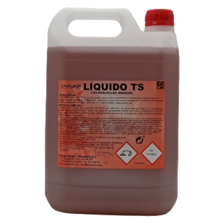 Lavavajillas manual Liquido TS (Lindamer) (cj. 4 gf. 5 kg.)