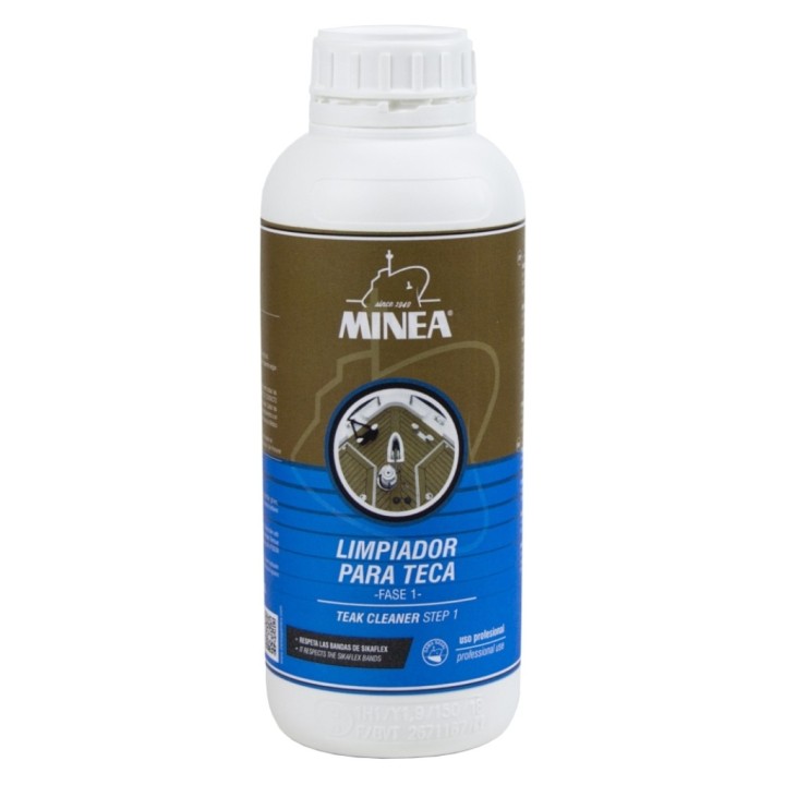 Limpiador para teca fase 1 minea  (bt. 1 l.)