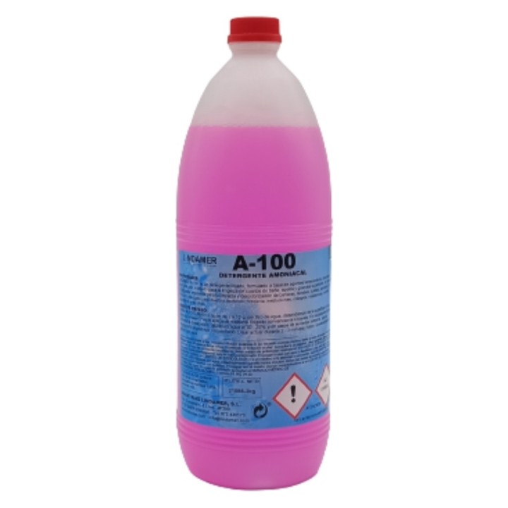 Limpiasuelos amoniacal A-100 (Lindamer) (cj. 12 bt. 2 kg.)
