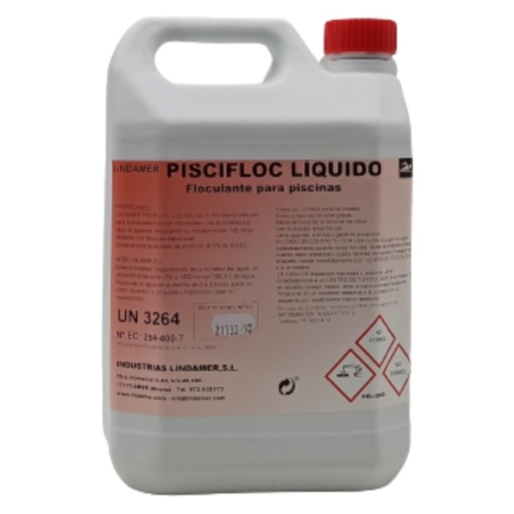 Líquido floculante piscinas Piscifloc (Lindamer) (gf. 6 kg.)