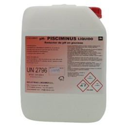 Líquido reductor PH piscinas Pisciminus (Lindamer) (gf. 12 kg.)