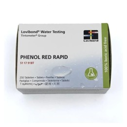 Pastilla Phenol red PH rapid (pq. 250 un.)