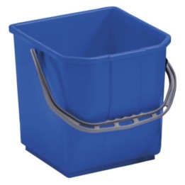 Cubo plástico graduado para carro TTS 25 l. azul