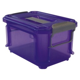 Caja ordenación mini 3 l. violeta