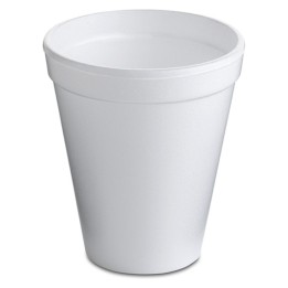Vaso isotermo porex 180 ml. blanco (cj. 1000 un.)