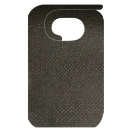 Babero adultos Spundbond 36x60 cm. negro (pq. 100 un.)