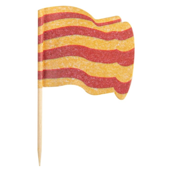 Banderitas Catalunya madera  (pq. 144 un.)