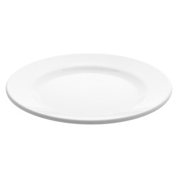 Plato melamina Ø23 cm. blanco (cj. 48 un.)