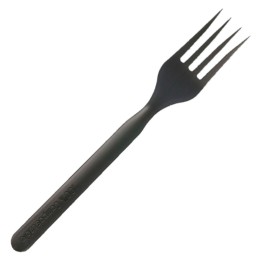 Tenedor 17 cm. negro (pq. 50 un.)