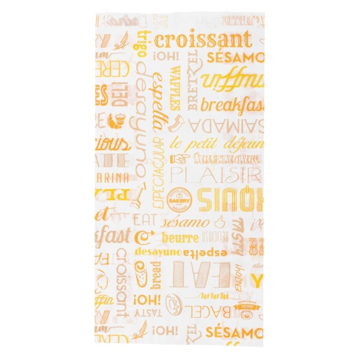 Bolsa Croissants Parole 14+7x26 cm.  (pq. 500 un.)