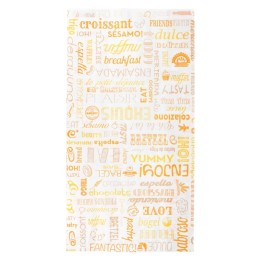 Bolsa croissant Parole 19+8x35 cm. blanca (pq. 250 un.)