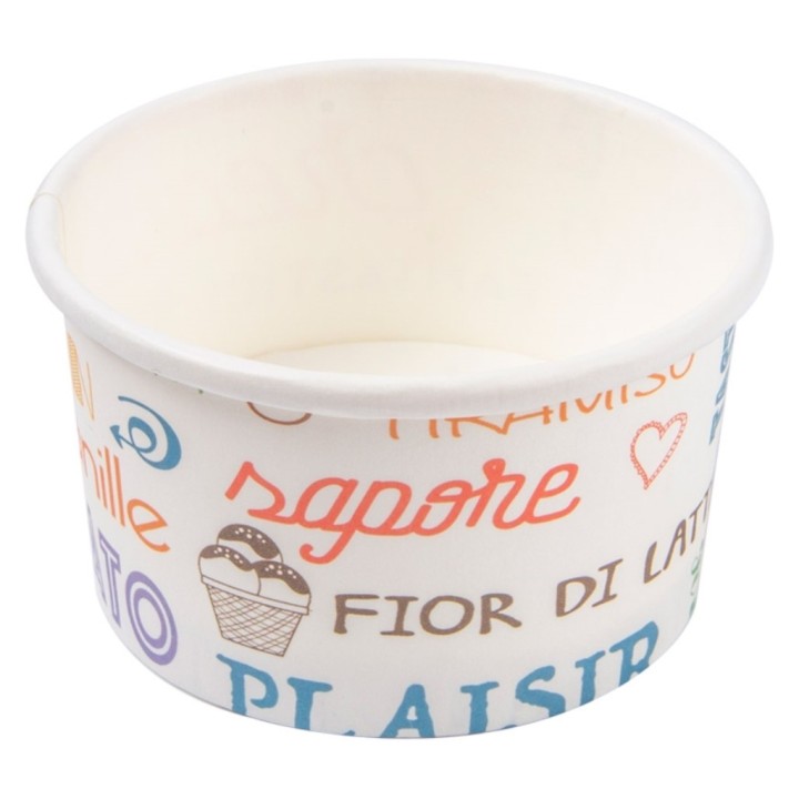 Tarrina helados Parole cartón 70 ml. (cj. 2000 un.)