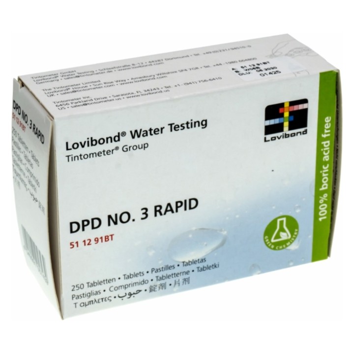Pastilla DPD 3 fotómetro (03014) (pq. 250 un.)