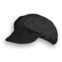 Gorra algodón rejilla c/visera algodón negra