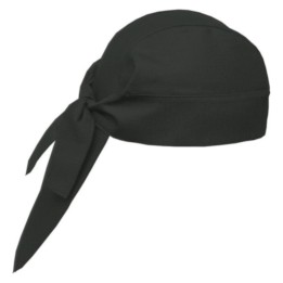 Gorro cocina pirata negro