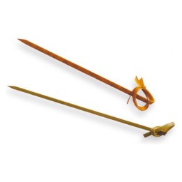 Pick Lazo bambú 9 cm.  (pq. 100 un.)