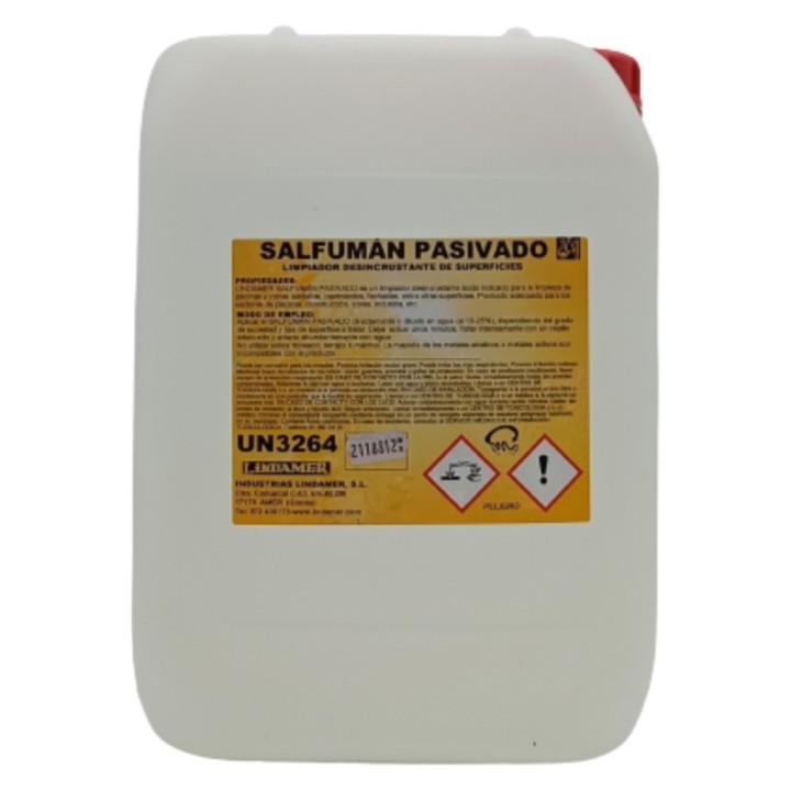 Acido Clorhídrico Pasivado lindamer  (gf. 11 kg.)