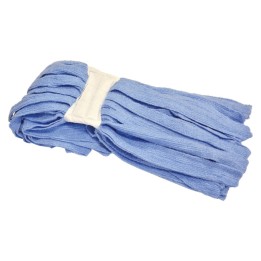 Mopa industrial tiras microfibras 66 cm.  250 g. azul (1 un.)