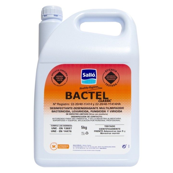Desengrasante Desinfectante, Bactericida y Fungicida (bt. 5 l.)