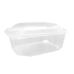 Tarrina (pet 1500 cc.) Ova. c/tapa 225x185x97 mm.  (pq. 100 recip.)