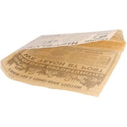 Papel Antigrasa 17x18 cm.  (pq. 1000 un.)