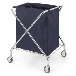 Carro cromado Dust Export tts 62x62x97 cm. 150 l.  (1 un.)